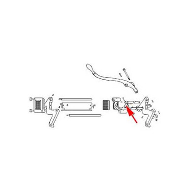 Vollrath 45766-1 Bracket, Pusher Plate, Mod 29