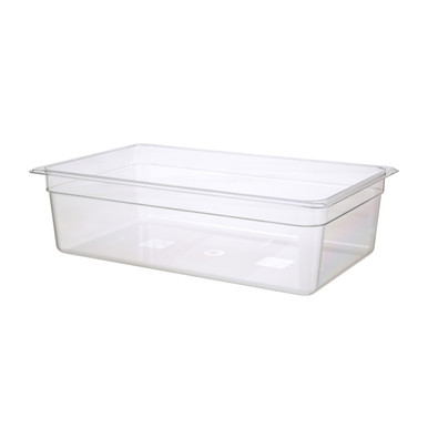 Cambro 16CW135 Full Size 6 in Clear Camwear® Food Pan