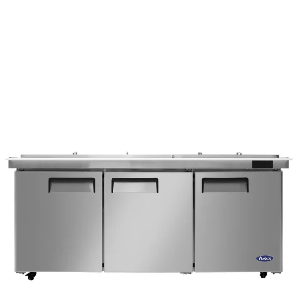 Atosa MSF8308GR-NTCV Mega Top Sandwich Prep Table 72 Inch With Night Cover — main image