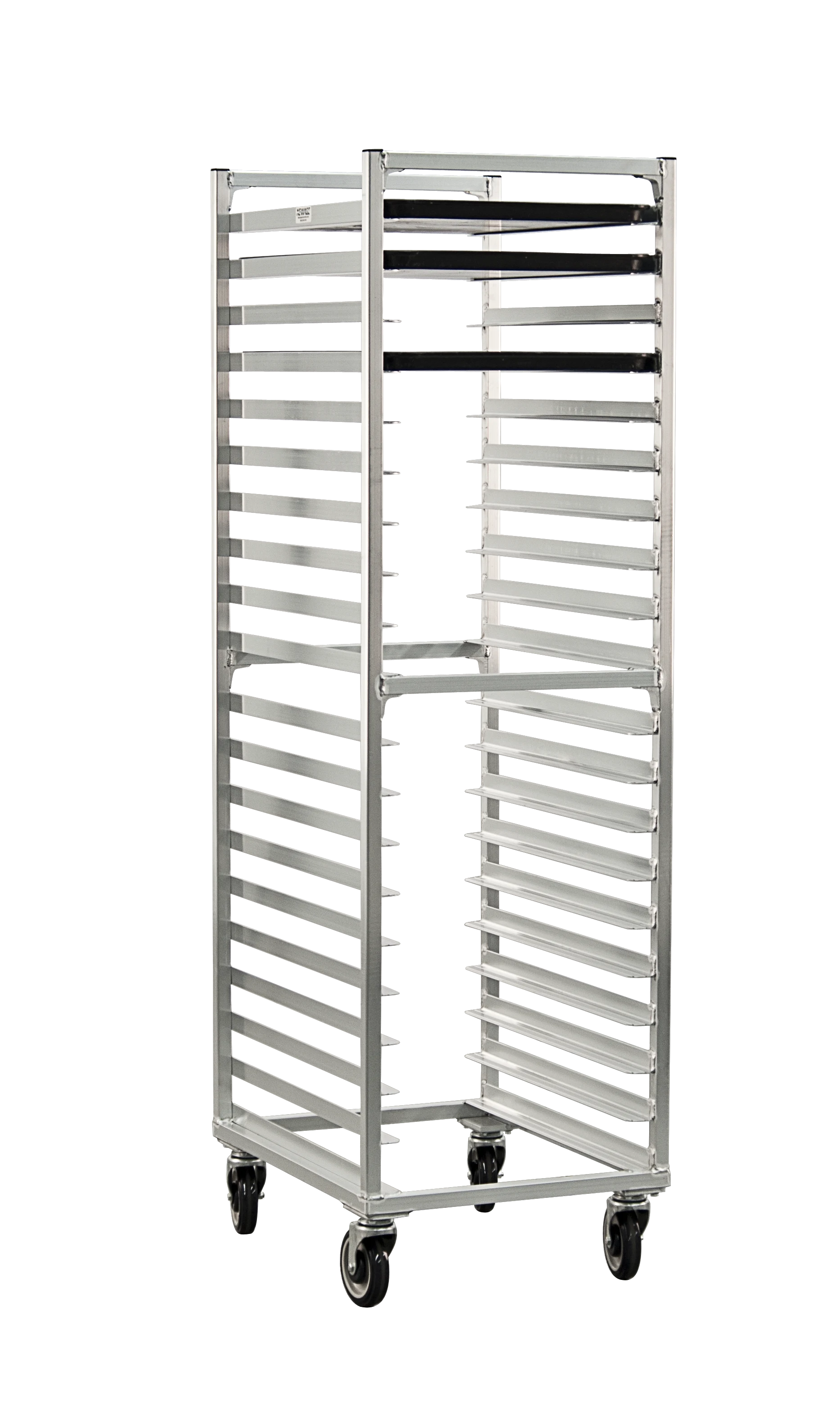 Carter-Hoffmann® O8620 Portable Aluminum Pan Rack Single Width Open Style End-Loaded 20 Pan Capacity — view 2