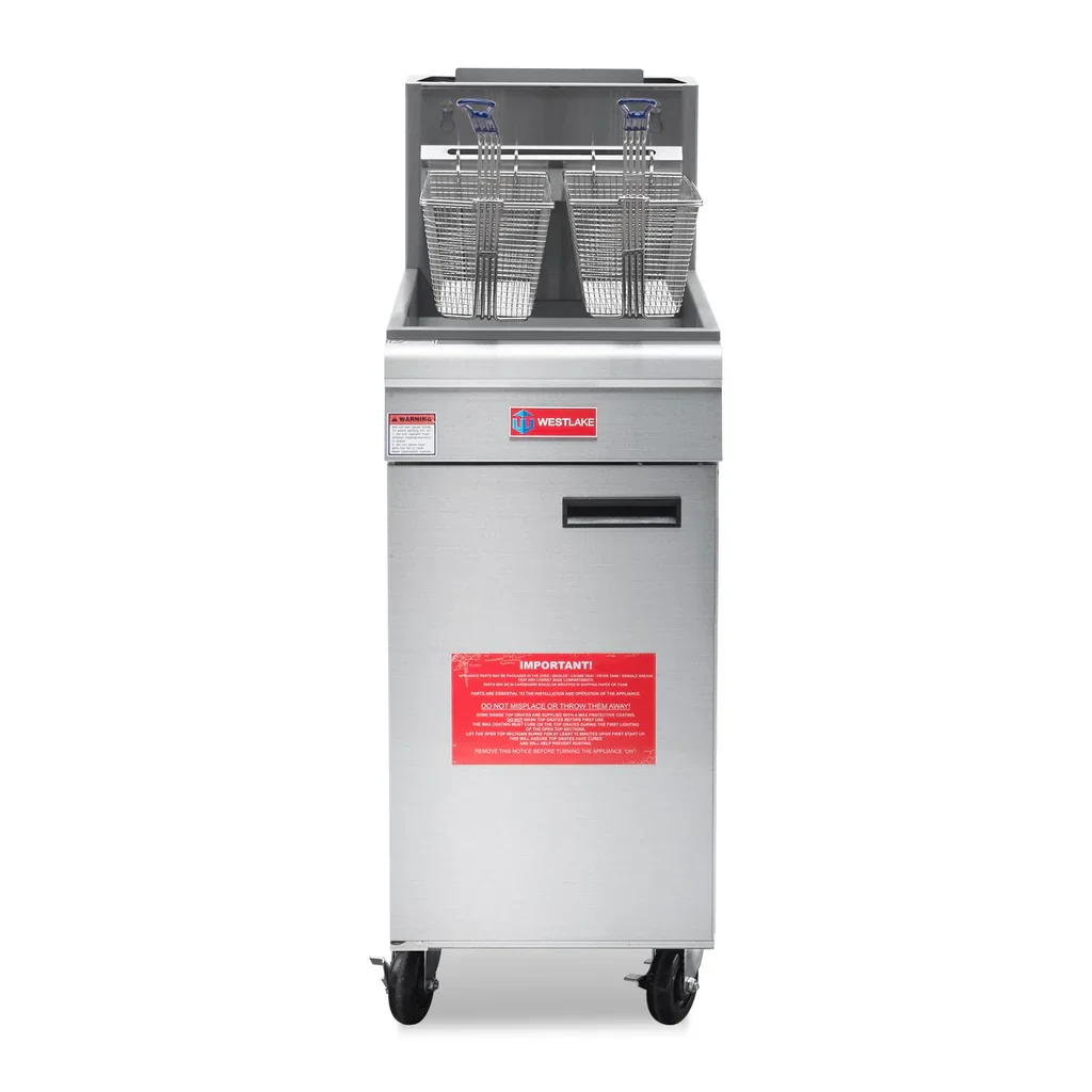 Westlake GF90 Deep Fryer 15.5" 90,000 Btu 40 lb Oil Capacity — main image