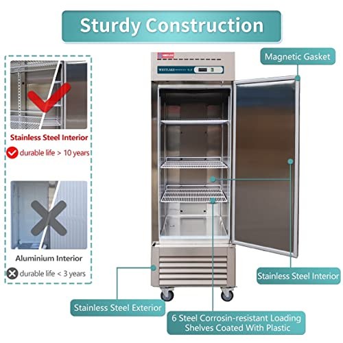 Westlake WKF-23B Reach-In Freezer 1 Door -8-0°F — view 4