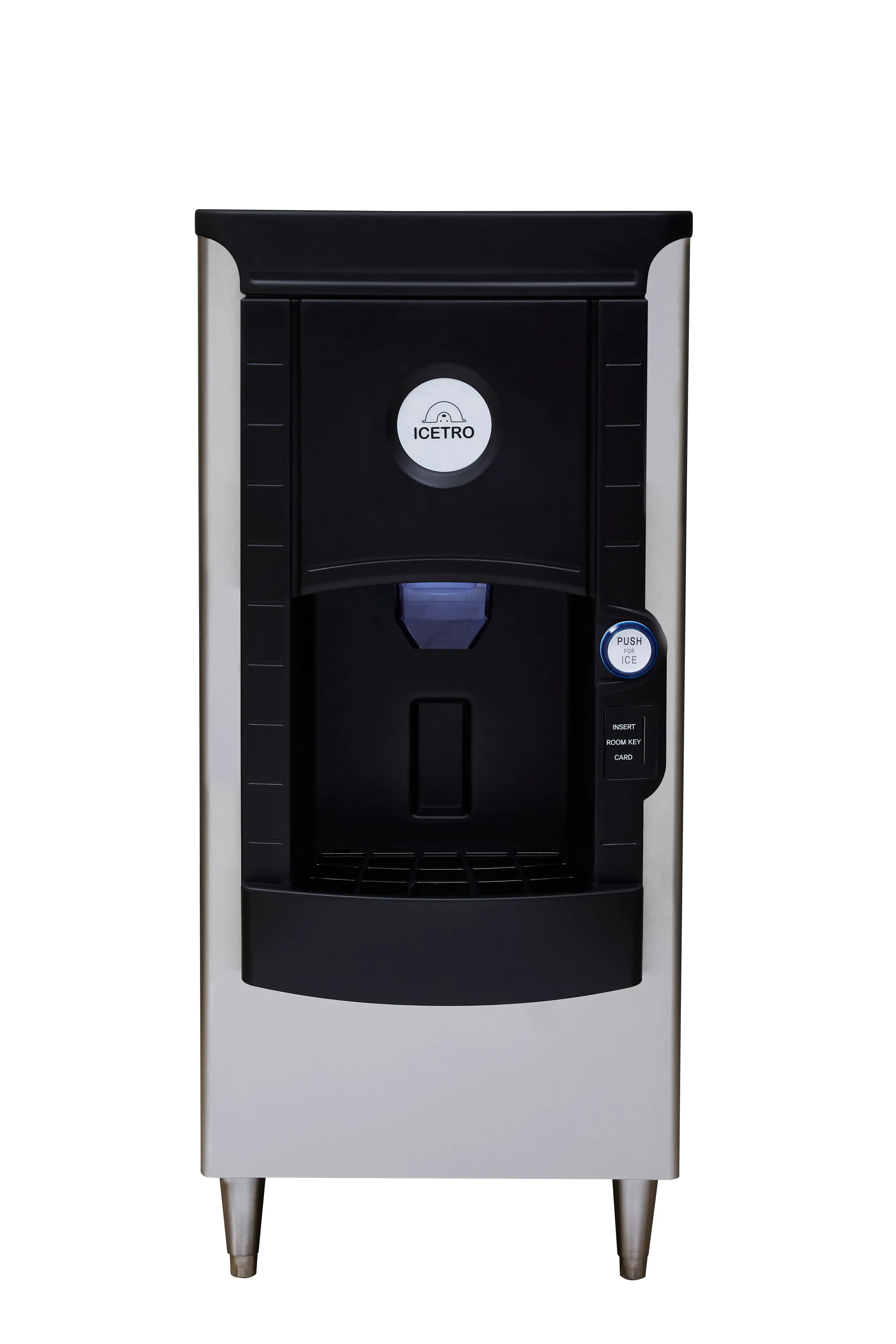 Icetro ID-H150-22 Freestanding Ice-Only Dispenser 141 Pound Storage Push-Button Dispense Cube, Full Cube, Half Cube Style Ice — 115V, 1PH — view 3