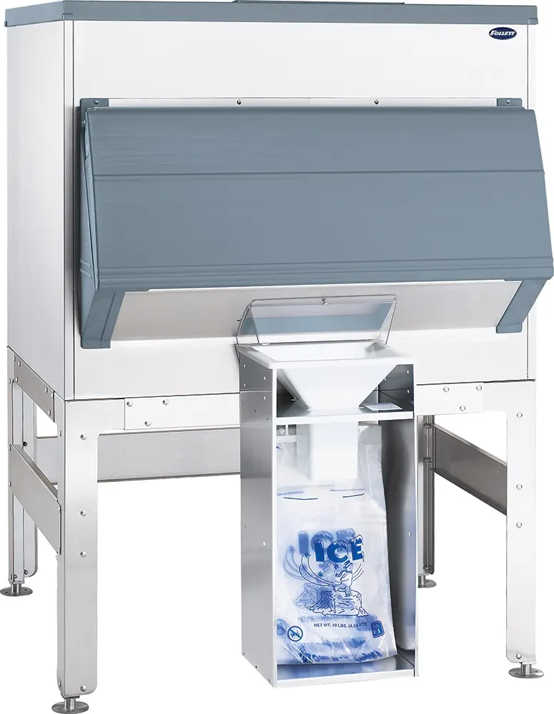 Follett Ice•DevIce™ Series DEV860SG-48-BG Gravity Dispense Ice Bin 860 Pound Capacity Polyethylene Interior Cube, Nugget Ice Compatibility — main image