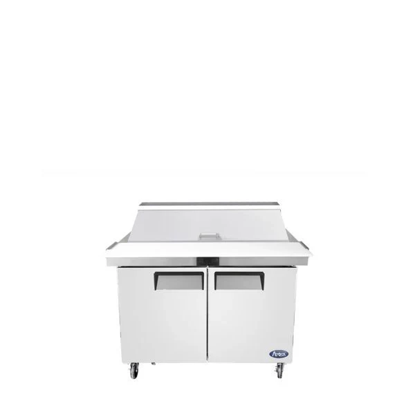 Atosa MSF8306GR Mega Top Sandwich Prep Table 48 Inch (18 Poly Pans) — main image