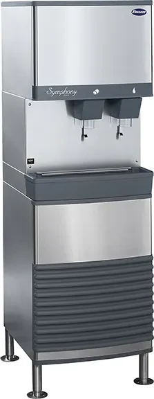 Follett Symphony Plus™ 25FB414A-L Freestanding Ice and Water Dispenser 425 Pound Daily Production 25 Pound Storage Lever Dispense Nugget Style Ice — 115V, 1PH — main image