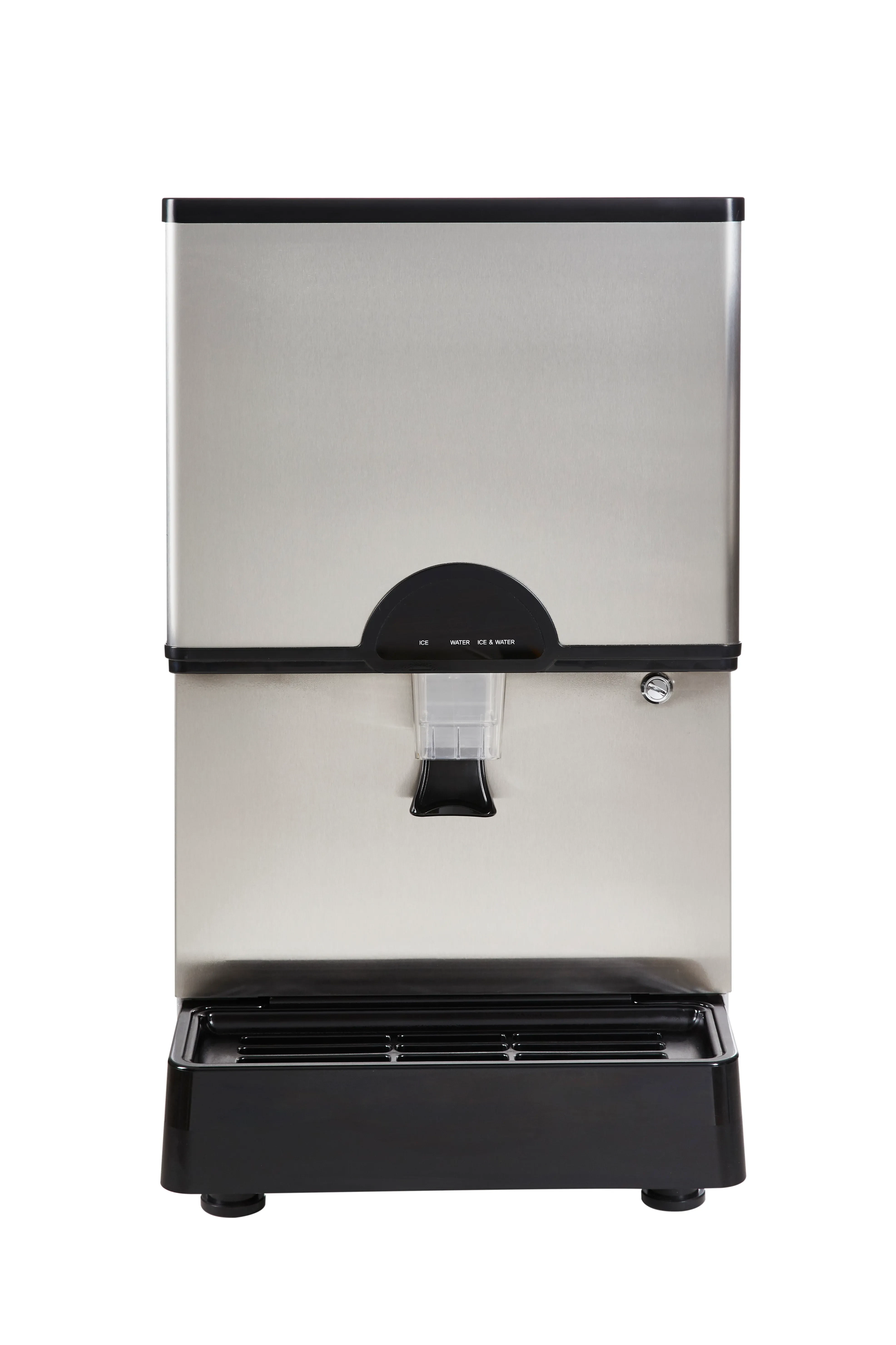 Icetro ID-0300-AN Countertop Ice and Water Dispenser 282 Pound Daily Production 11 Pound Storage Lever Dispense Nugget Style Ice — 115V, 1PH — view 3