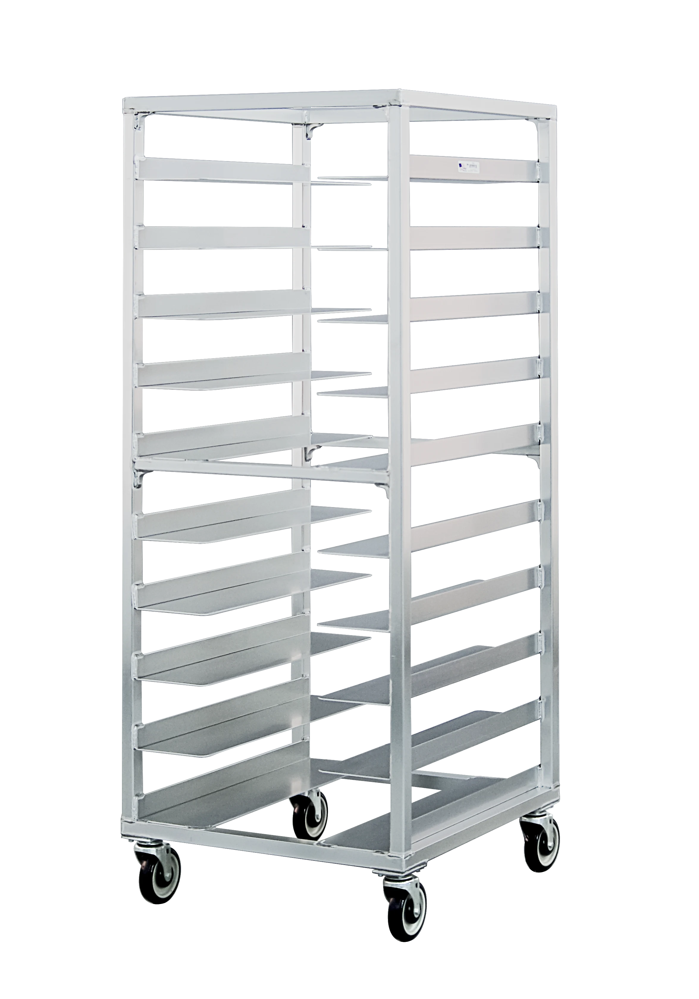 Carter-Hoffmann® O1610 Portable Aluminum Pan Rack Single Width Mobile Style End-Loaded 10 Pan Capacity — main image
