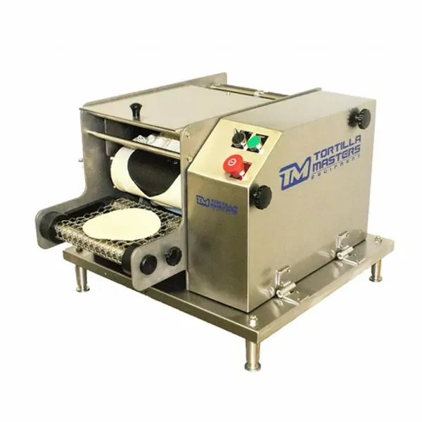 Tortilla Masters TM105 Ventura Flex Countertop Corn Tortilla Machine with 6-1/4" Cutter