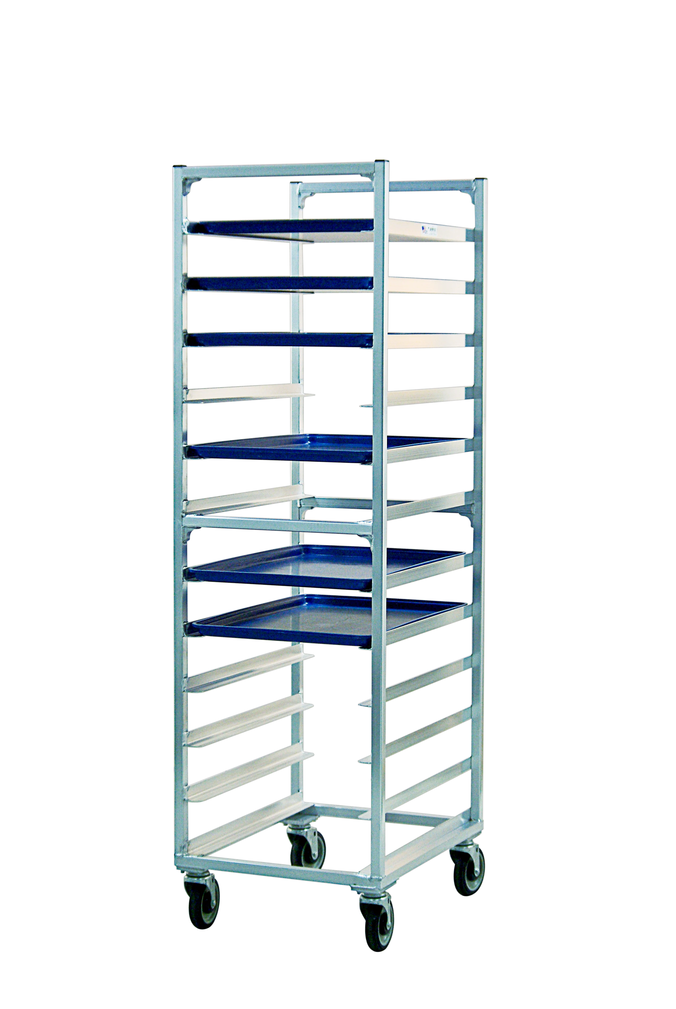 Carter-Hoffmann® O8609 Portable Aluminum Pan Rack Single Width Open Style End-Loaded 9 Pan Capacity — main image