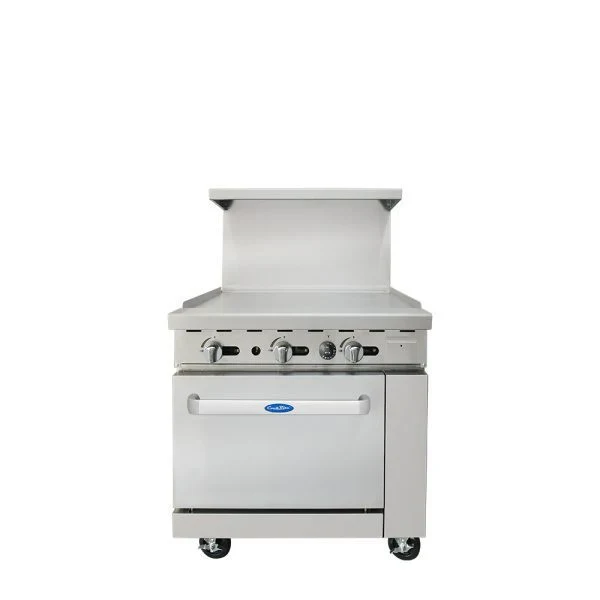 Atosa AGR-36G Gas Range 36 Inch Full Griddle With 26.5 Inch Oven — main image