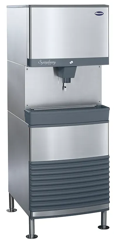 Follett Symphony Plus™ 110FB414A-LI Freestanding Ice-Only Dispenser 425 Pound Daily Production 90 Pound Storage Lever Dispense Nugget Style Ice — 115V, 1PH — main image