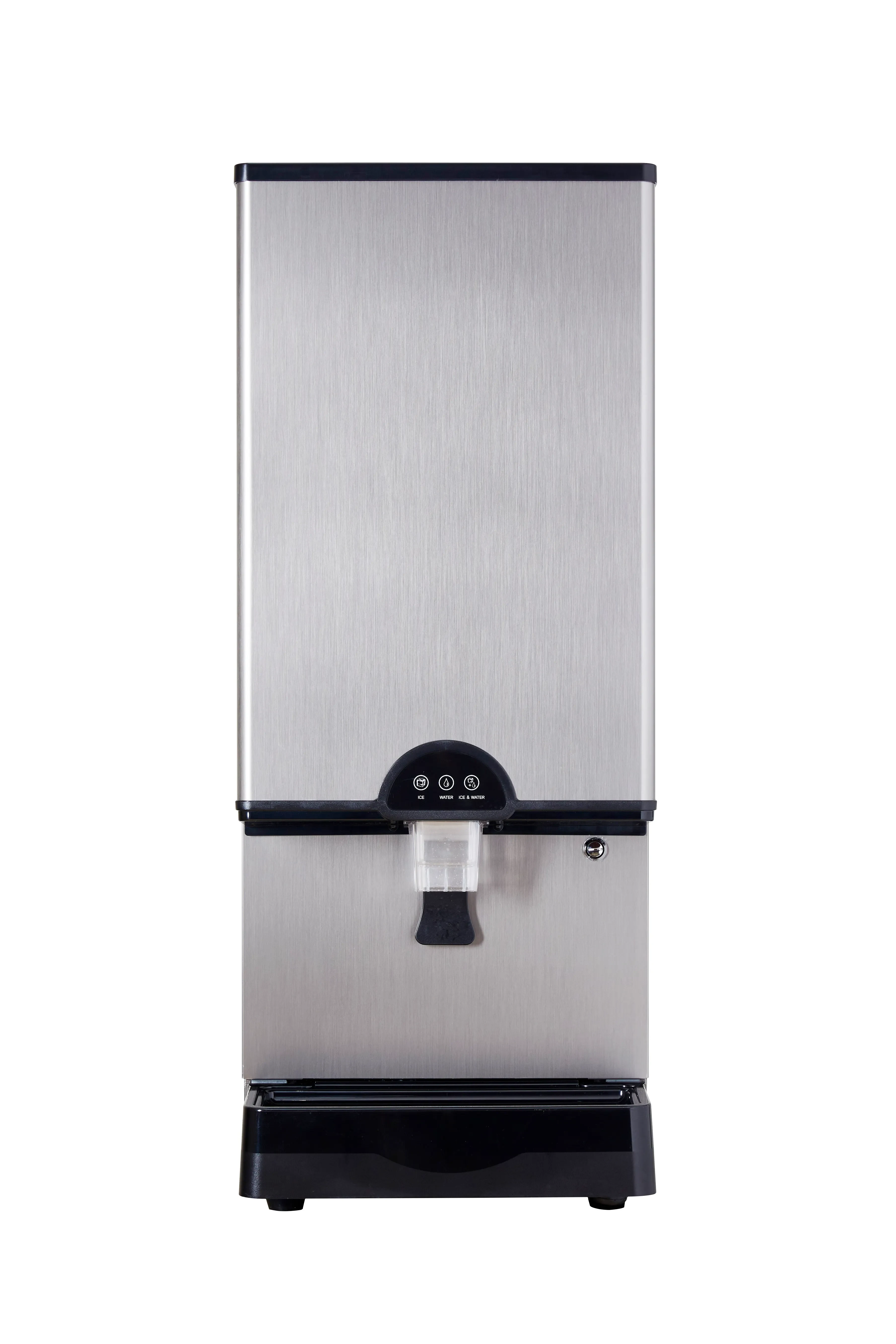 Icetro ID-0450-AN Countertop Ice and Water Dispenser 378 Pound Daily Production 30 Pound Storage Lever Dispense Nugget Style Ice — 115V, 1PH — view 2