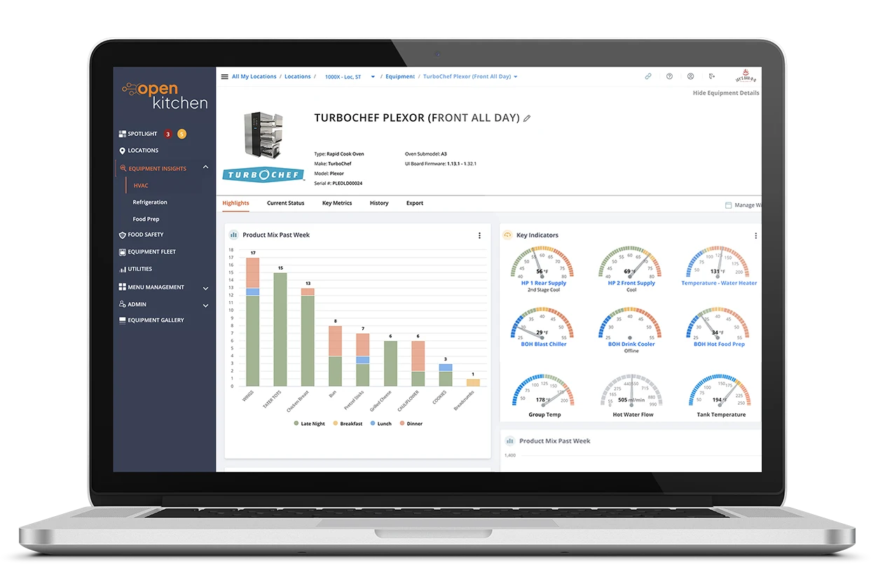 Open Kitchen by Powerhouse Dynamics (PhD) – Cloud Based, Commercial IOT Product – Remote Monitoring and Analytics Software (1-year subscription) — view 4