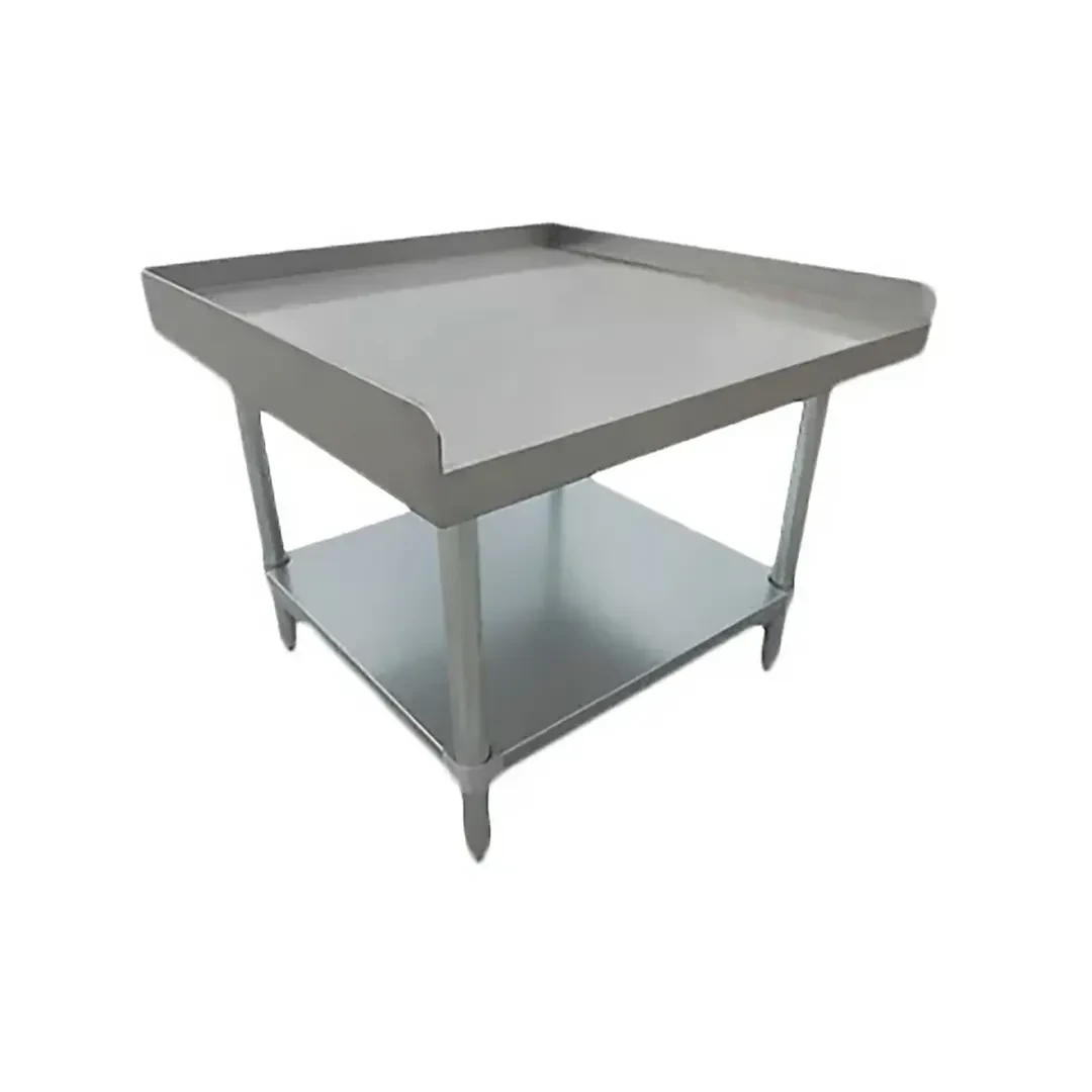 Serv‑Ware ESG3036W‑CWP Equipment Stand, 36″ W × 30″ D × 24″ H, Economy Series stainless steel top & galvanized legs — main image