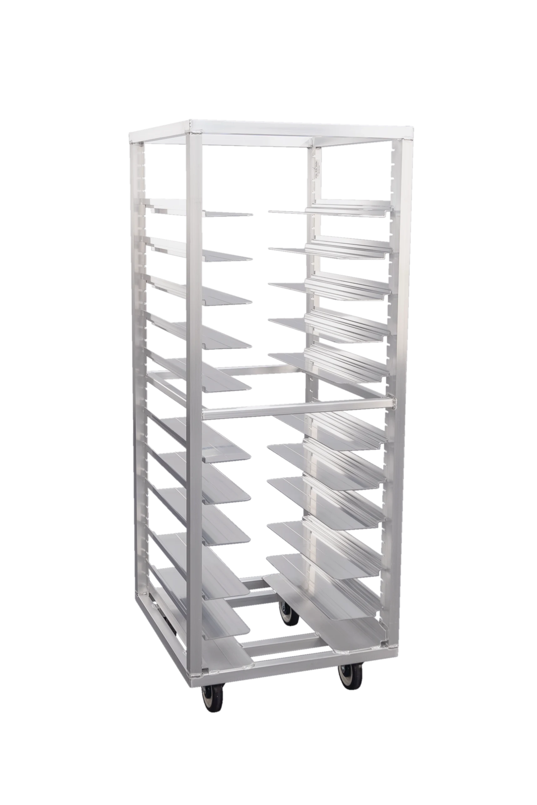 Carter-Hoffmann® O8631V Portable Aluminum Pan Rack Single Width Mobile Style End-Loaded 31 Pan Capacity — main image