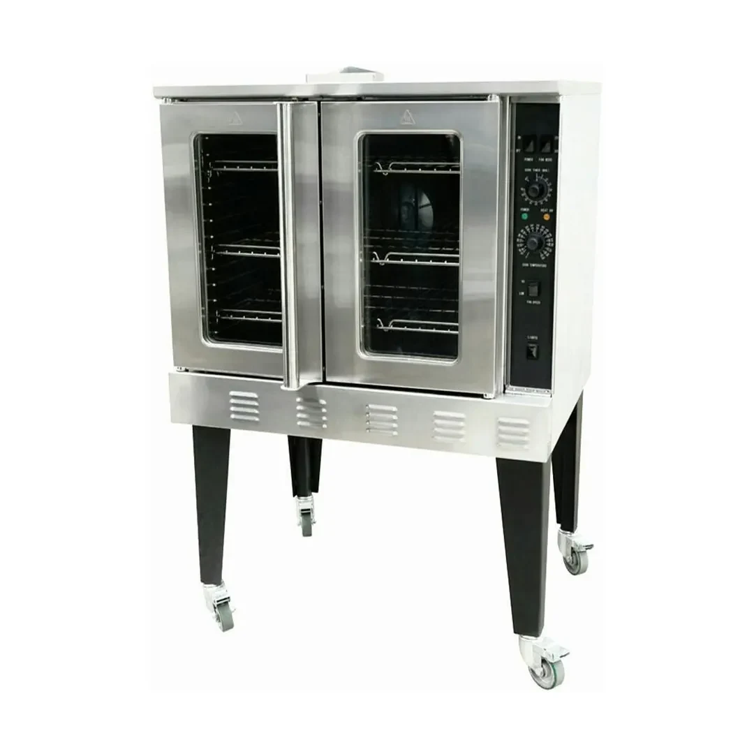 Serv-Ware SGCO-1 Full-Size Single Deck Gas Convection Oven (2 Burners / 1 Door) — main image