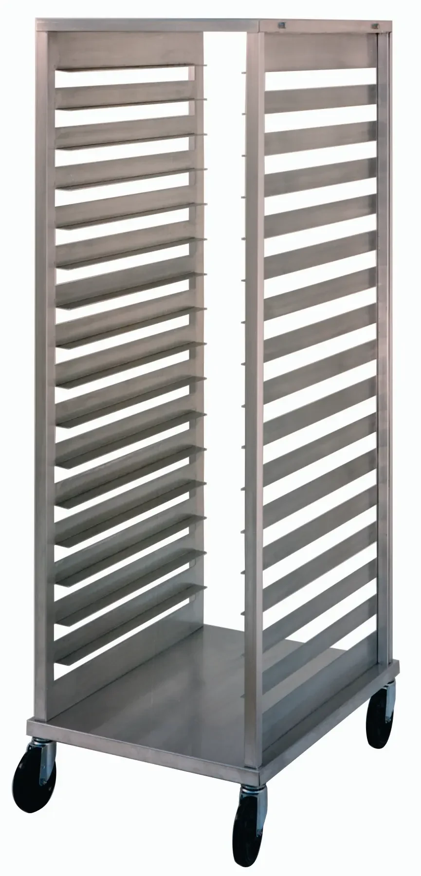 Nu-Vu® SB-2 Portable Aluminum Pan Rack Single Width Knock-Down Style End-Loaded 17 Pan Capacity — main image