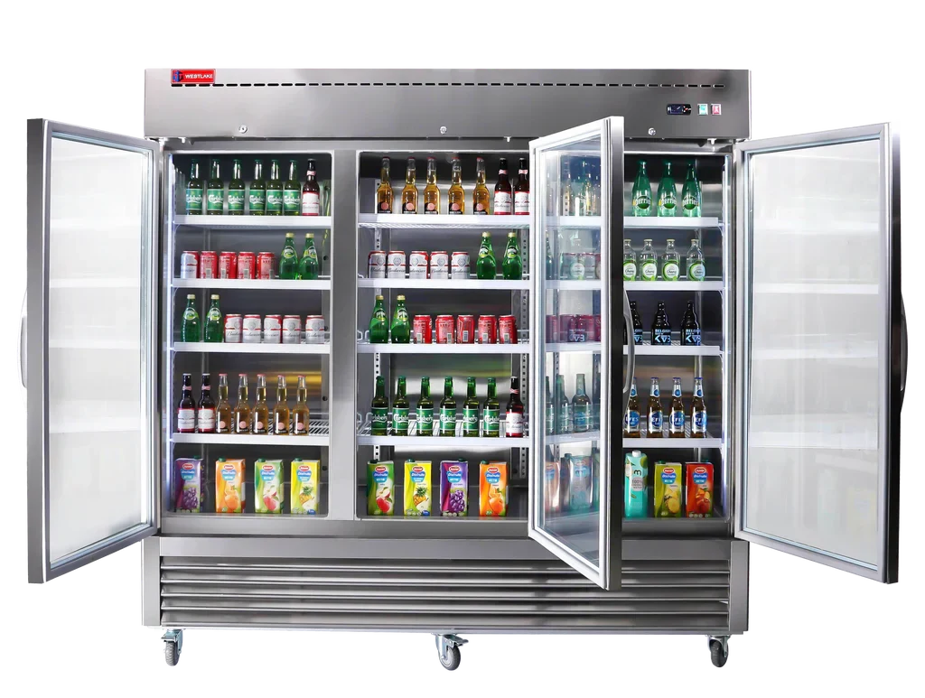 Westlake WKR-82BG Glass Door Merchandiser Refrigerator 3 Door 33-40°F — view 9