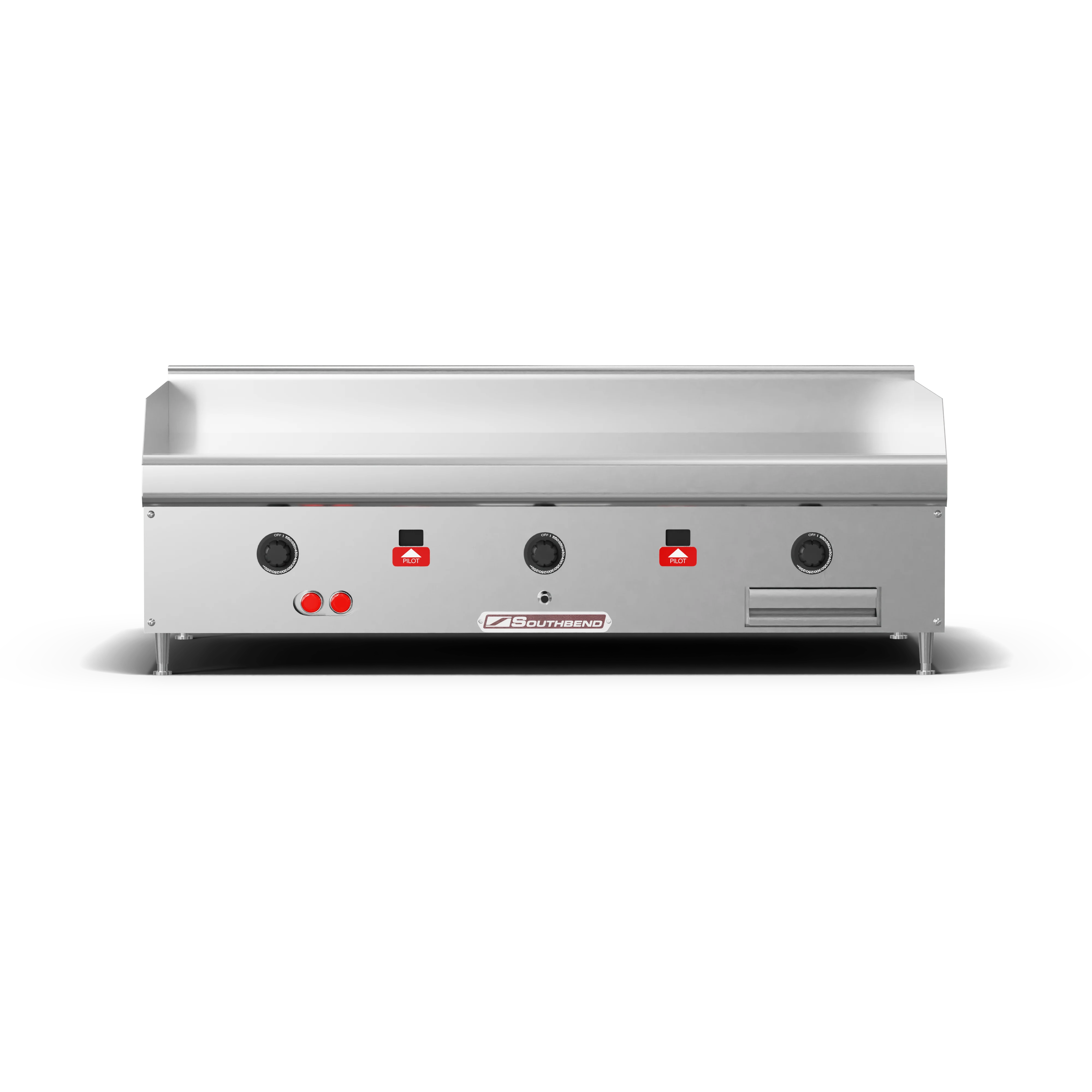 Southbend HDG-36-30 Counterline Gas Countertop Griddle 36 Inch Wide Thermostatic Control Rectangle Polished Steel 1 Inch Thick Plate Heavy-Duty — Natural Gas, 90000 BTU — main image