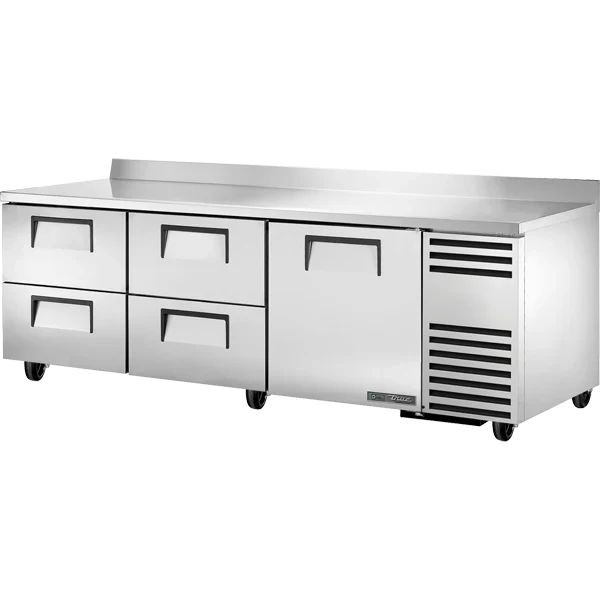 True TWT-93D-4-HC Worktop Refrigerator, 93", 4 Drawers — main image