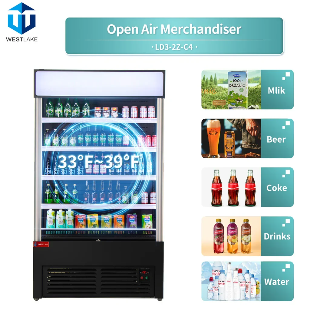 Westlake LD3-2Z-C4 Slim Open Air Cooler 46" 33-39°F — view 2