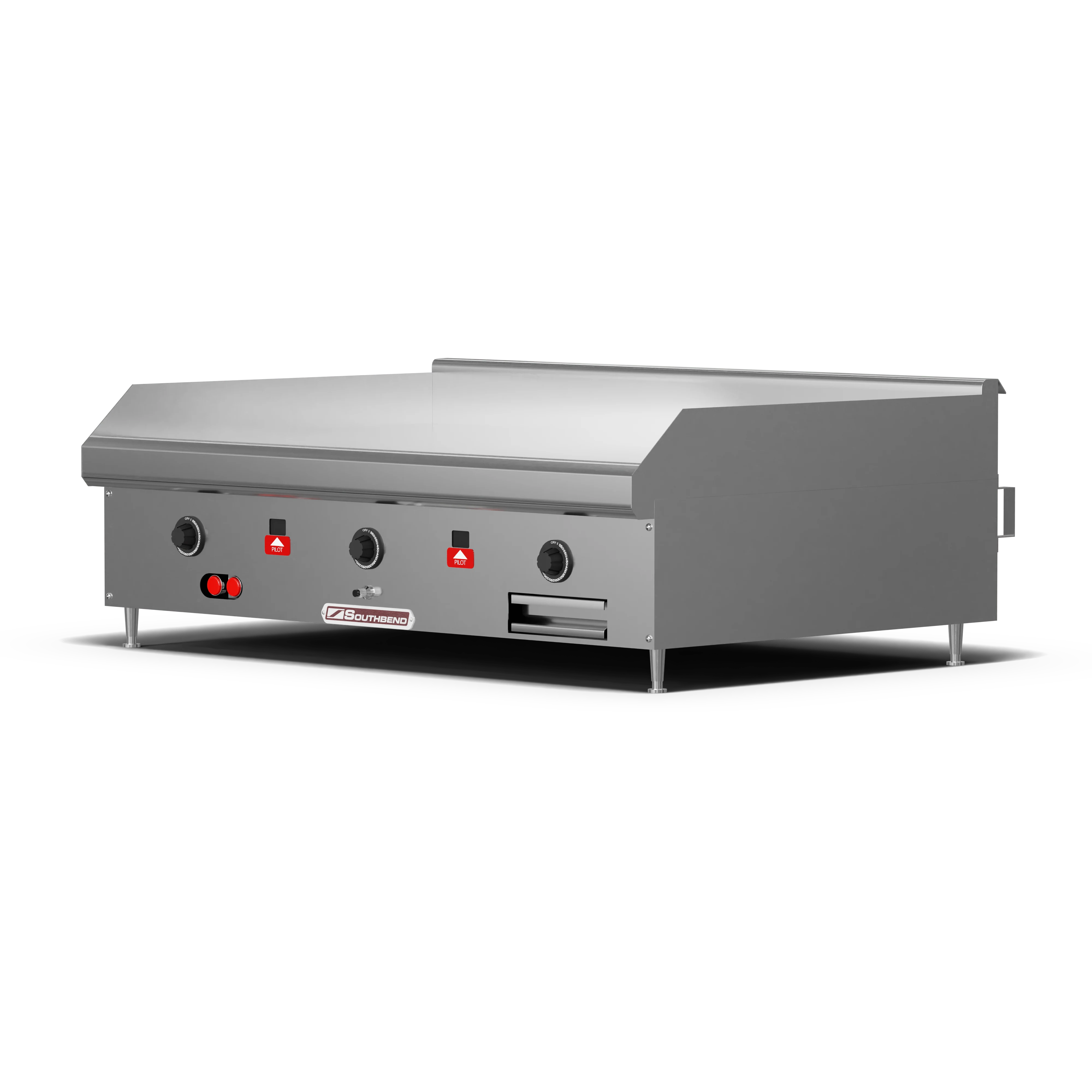Southbend HDG-36-30 Counterline Gas Countertop Griddle 36 Inch Wide Thermostatic Control Rectangle Polished Steel 1 Inch Thick Plate Heavy-Duty — Natural Gas, 90000 BTU — view 2