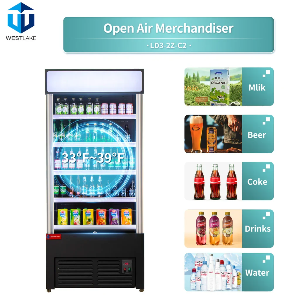 Westlake LD3-2Z-C2 Open Air Cooler 36" 33-39°F — view 2