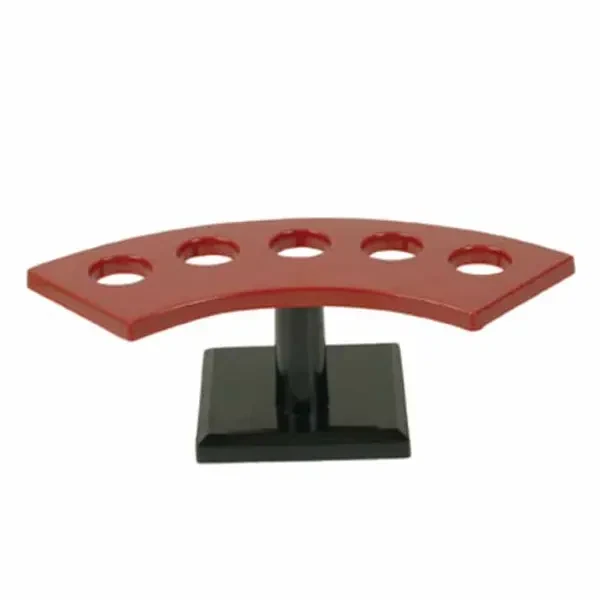 Thunder Group 30 Plastic Sushi Hand Roll Rack with 5 Cavities