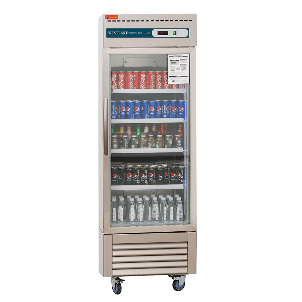 Westlake WKR-23BG Glass Door Merchandiser Refrigerator 1 Door 33-40°F — view 2