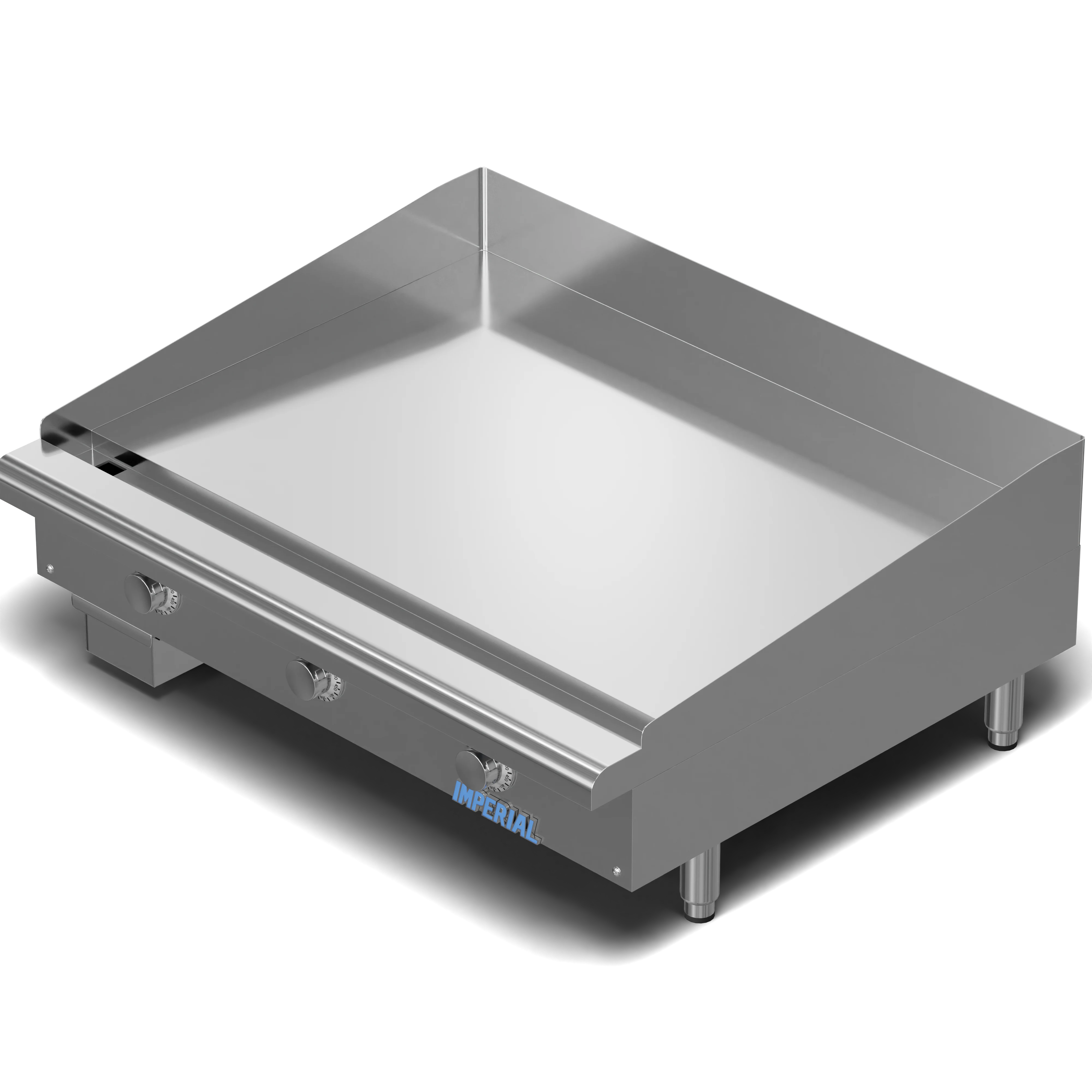 Imperial ITG-36-E Pro Series Electric Countertop Griddle 36 Inch Wide Thermostatic Control Rectangle Polished Steel 0.5 Inch Thick Plate Heavy-Duty — 480V, 3PH — view 6