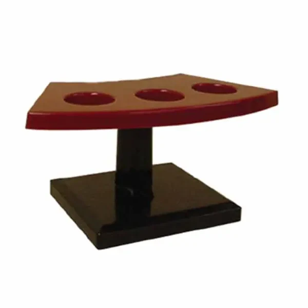 Thunder Group 29 Plastic Sushi Hand Roll Rack with 3 Cavities