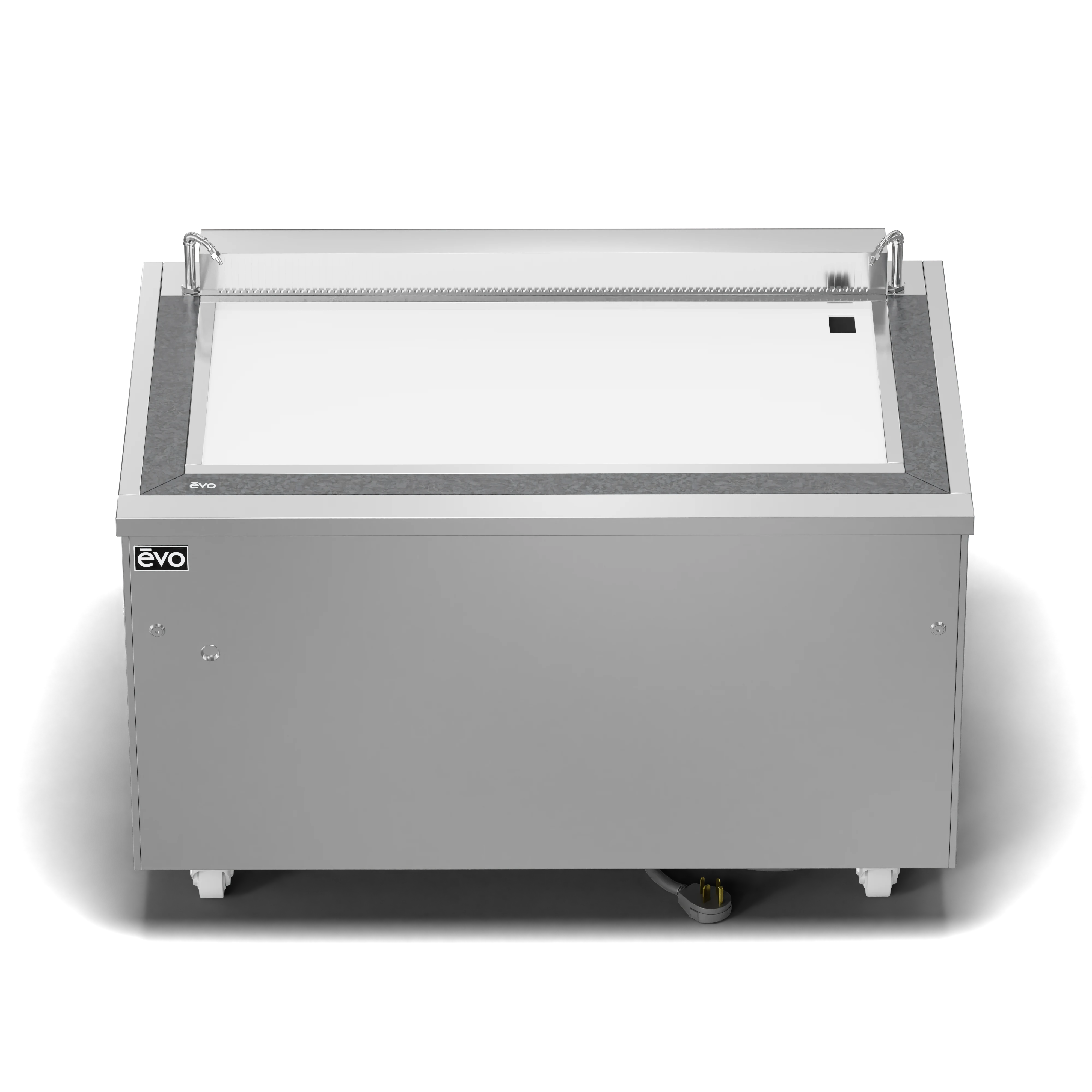 EVO 10-0600-EVT Electric Freestanding Griddle 48 Inch Wide Digital Control Rectangle Polished Steel Thick Plate Heavy-Duty — 208V, 3PH — view 4
