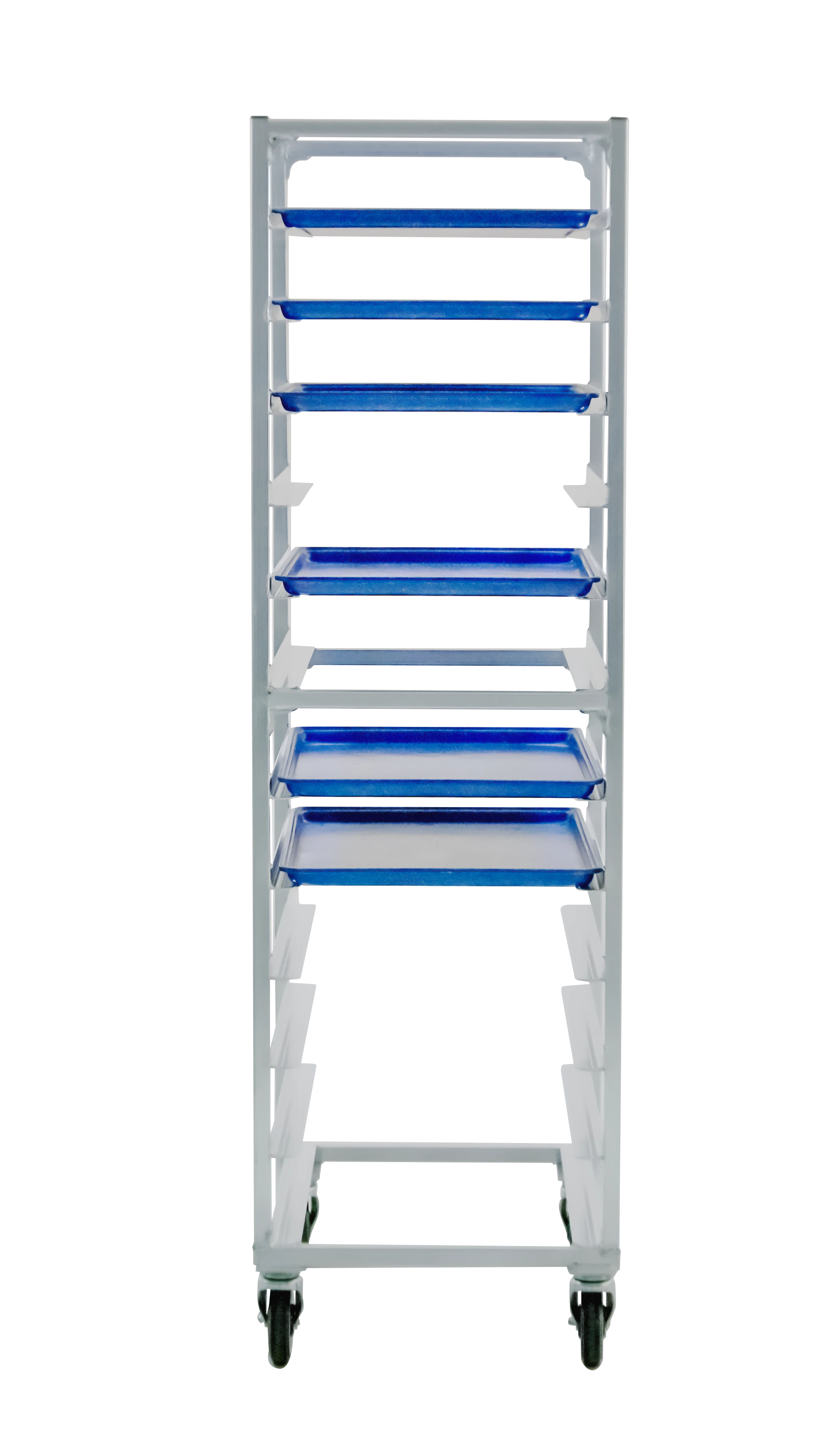 Carter-Hoffmann® O8612 Portable Aluminum Pan Rack Single Width Open Style End-Loaded 12 Pan Capacity — view 2