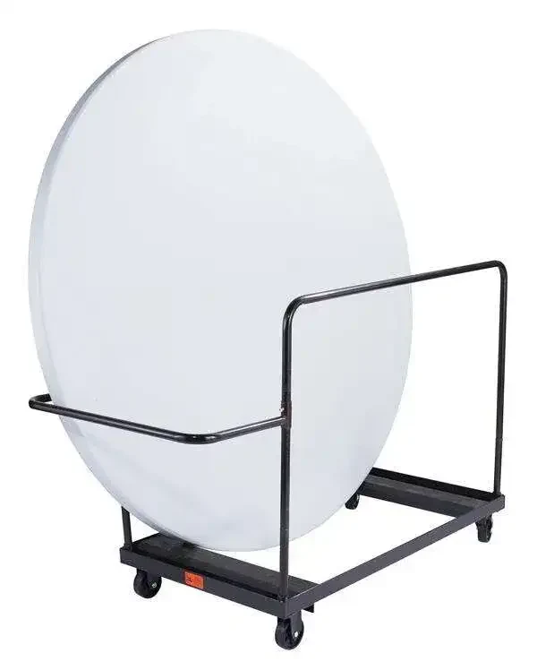 National Public Seating DY-71R Folding Table Dolly - Vertical Storage - 71"R Table