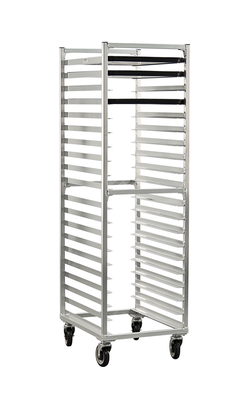 Carter-Hoffmann® O8620 Portable Aluminum Pan Rack Single Width Open Style End-Loaded 20 Pan Capacity — view 9