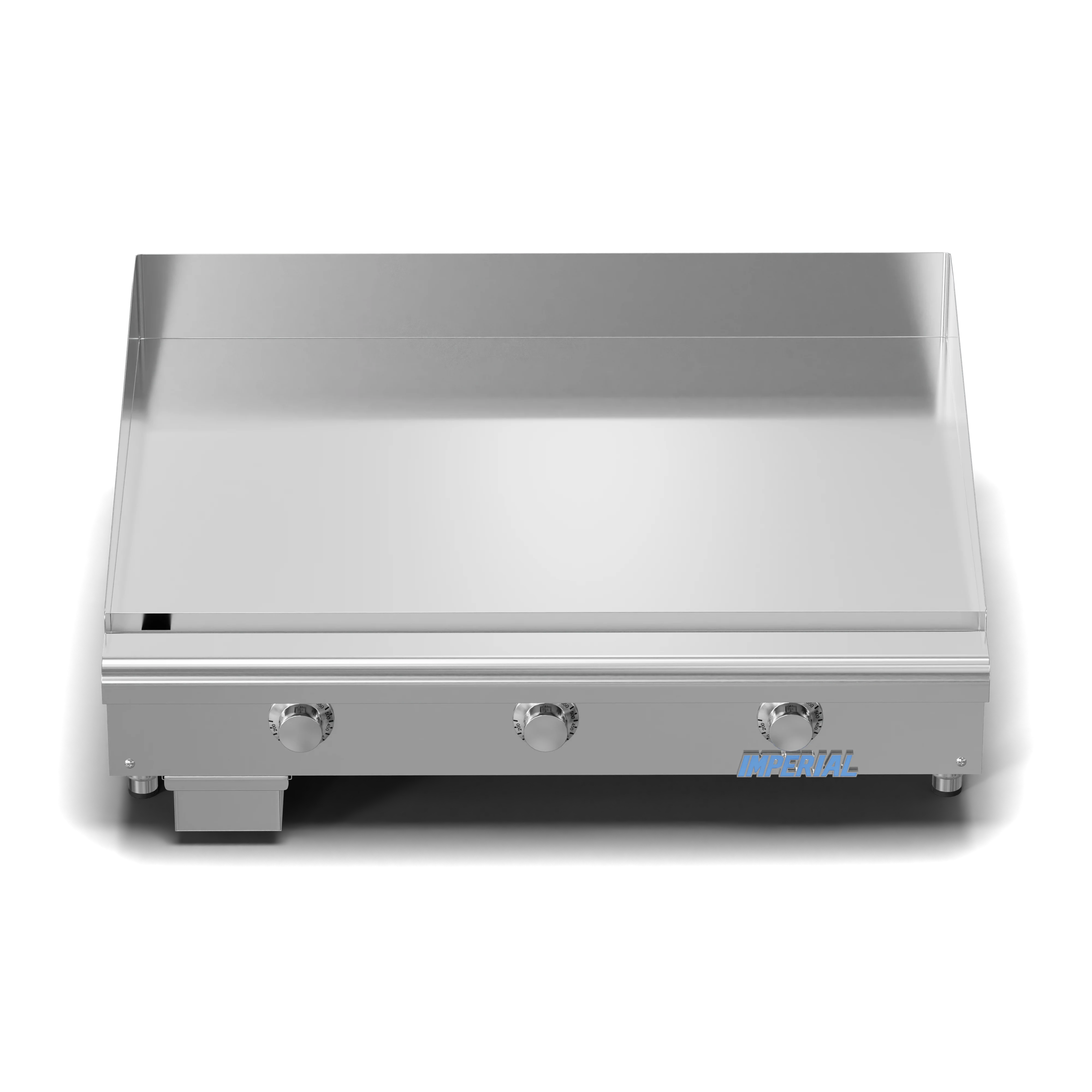Imperial ITG-36-E Pro Series Electric Countertop Griddle 36 Inch Wide Thermostatic Control Rectangle Polished Steel 0.5 Inch Thick Plate Heavy-Duty — 480V, 3PH — view 5