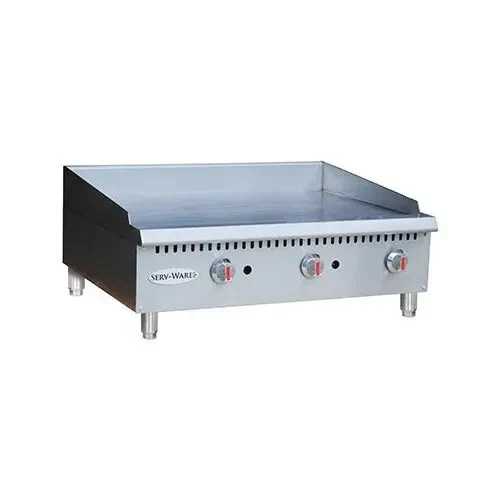 Serv-Ware STGS-60 Thermostatic Gas Griddle 60" — main image