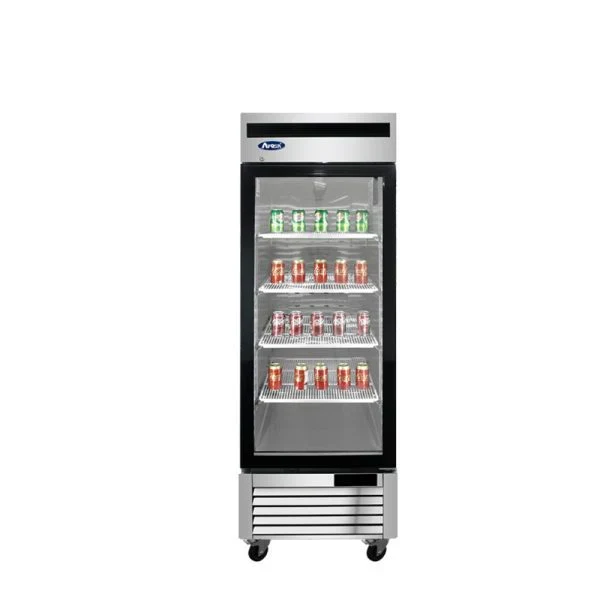 Atosa MCF8701GR Reach-In Glass Door Freezer 1 Door S/S In/Out — main image