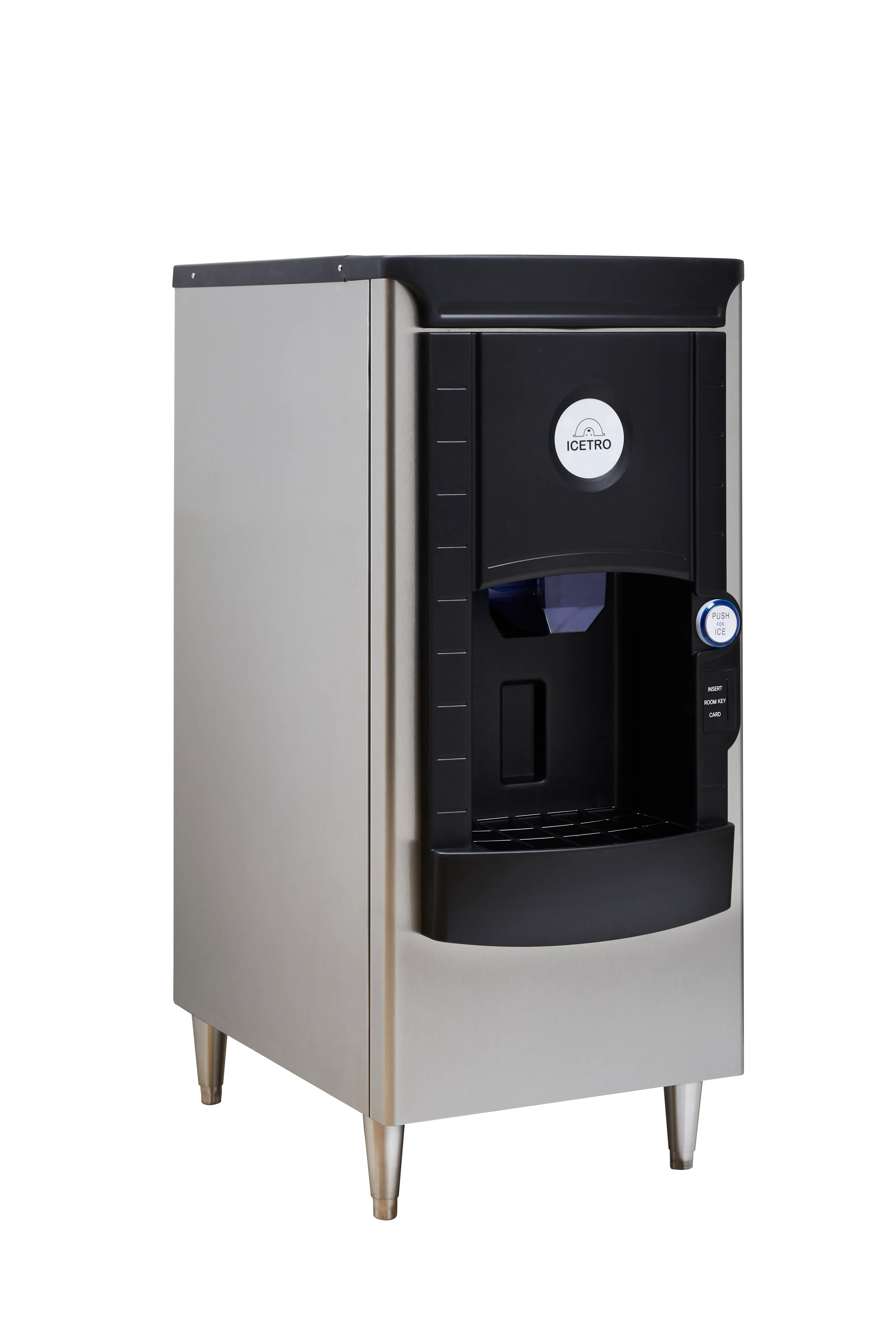 Icetro ID-H150-22 Freestanding Ice-Only Dispenser 141 Pound Storage Push-Button Dispense Cube, Full Cube, Half Cube Style Ice — 115V, 1PH — view 2