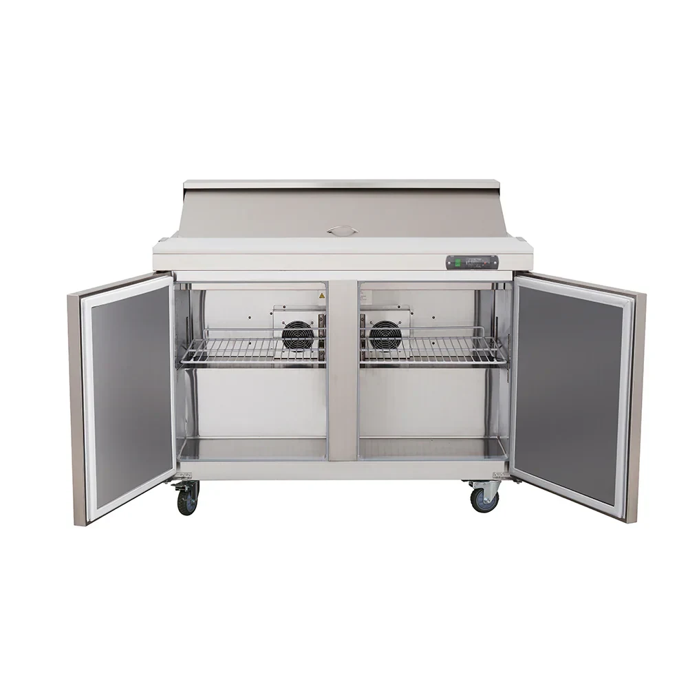 Westlake WKSR-48B Salad Prep Table Refrigerator 2 Door 33-40°F — view 8