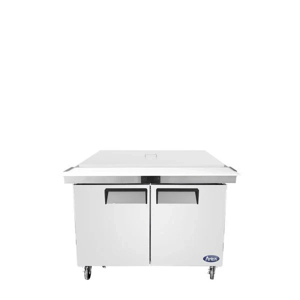 Atosa MSF8306GR-NTCV Mega Top Sandwich Prep Table 48 Inch With Night Cover — main image