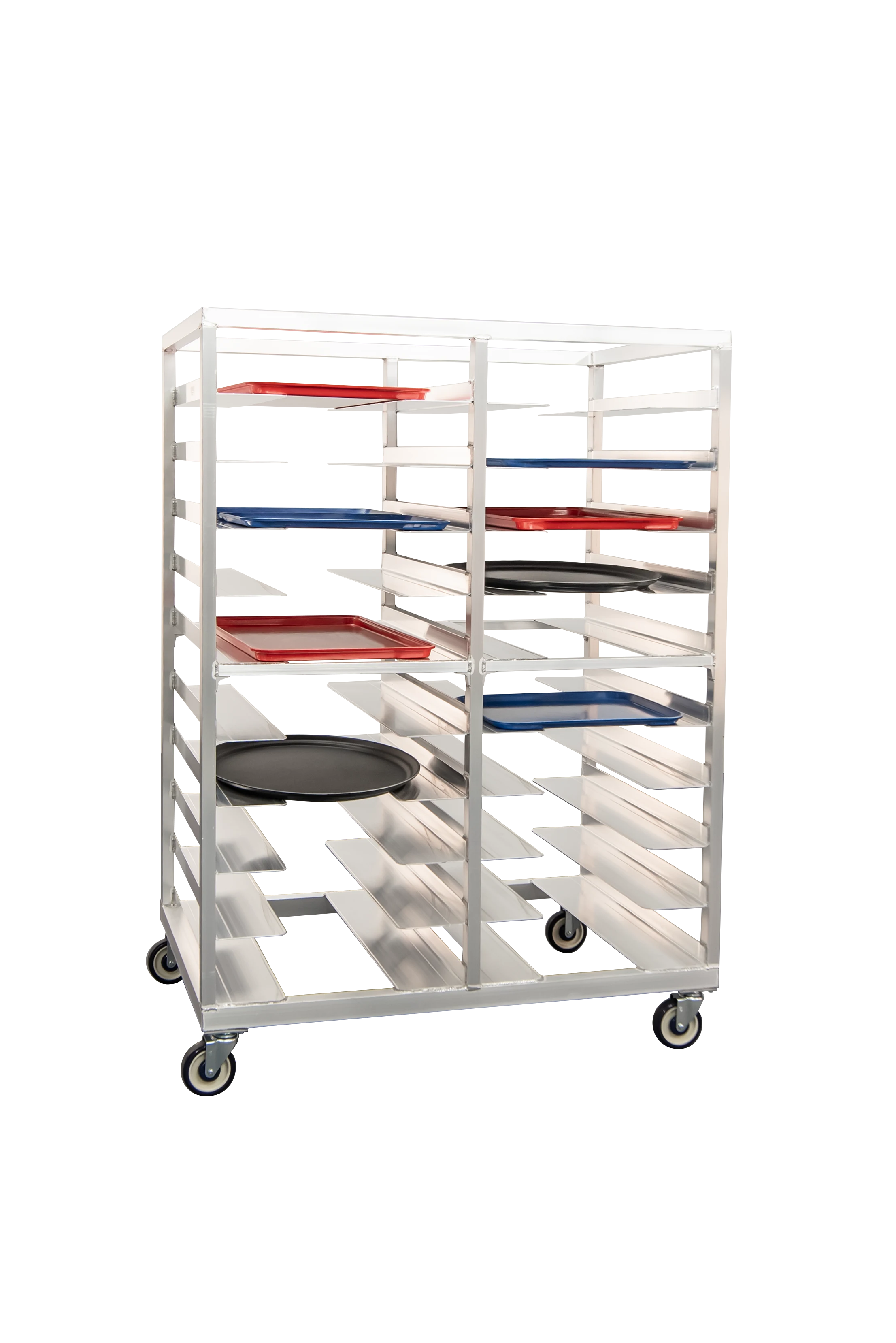 Carter-Hoffmann® O1620 Portable Aluminum Pan Rack Double Width Mobile Style End-Loaded 20 Pan Capacity — view 2