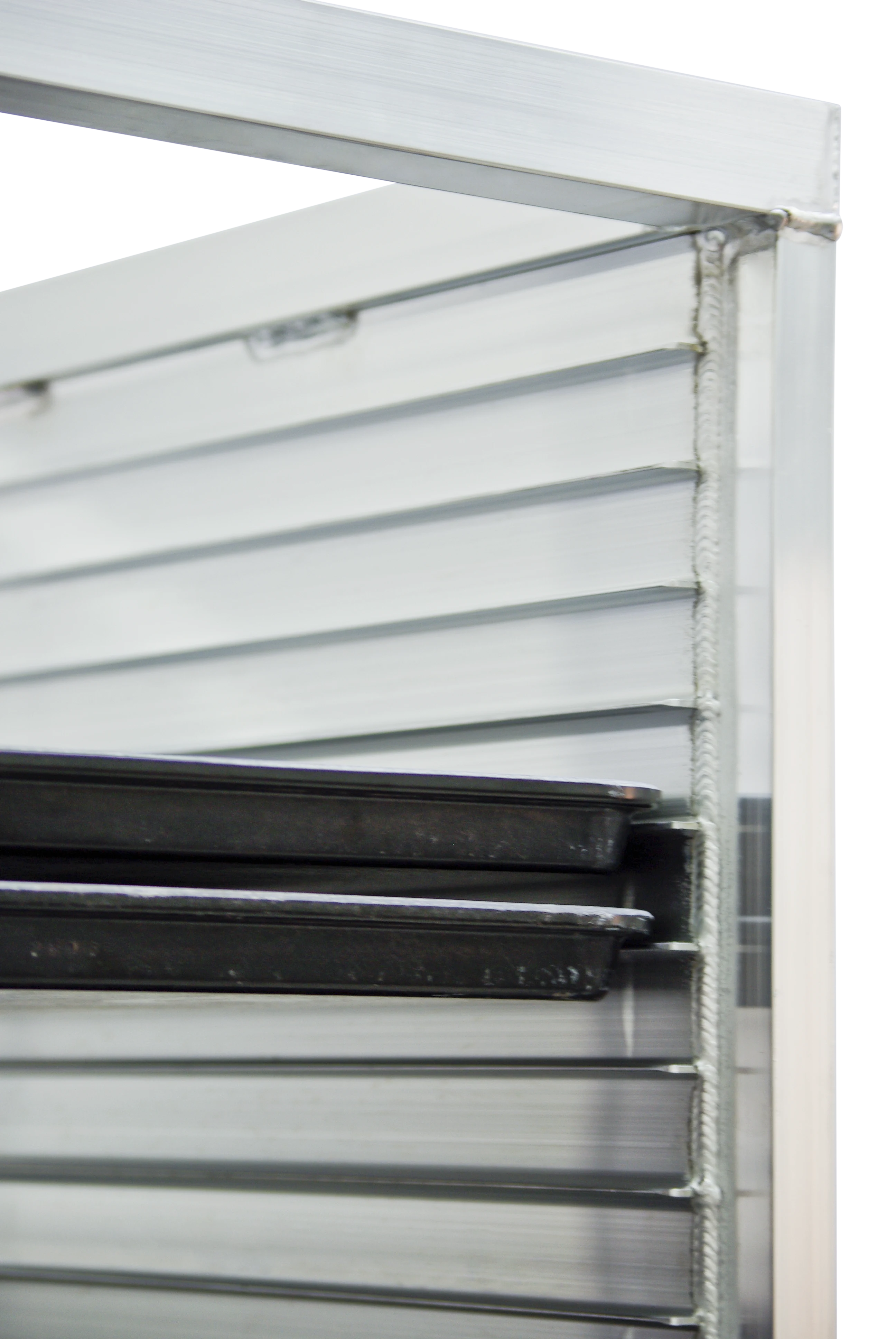 Carter-Hoffmann® O8639 Portable Aluminum Pan Rack Single Width Extruded Side Panel Style Side-Loaded 39 Pan Capacity — view 2