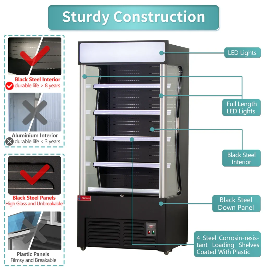 Westlake LD3-2Z-C2 Open Air Cooler 36" 33-39°F — view 3