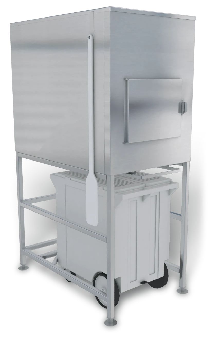 Kloppenberg SPS-1 Gravity Dispense Ice Bin 500 Pound Capacity Polyethylene Interior Cube, Flake, Nugget Ice Compatibility — main image
