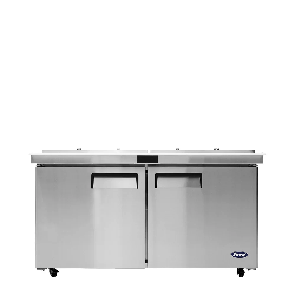 Atosa MSF8307GR-NTCV Mega Top Sandwich Prep Table 60 Inch With Night Cover — main image