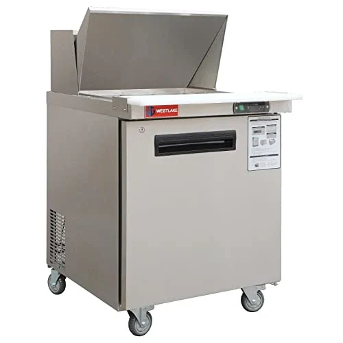 Westlake WKSR-27BM Salad Prep Table Refrigerator 1 Door 33-40°F — main image