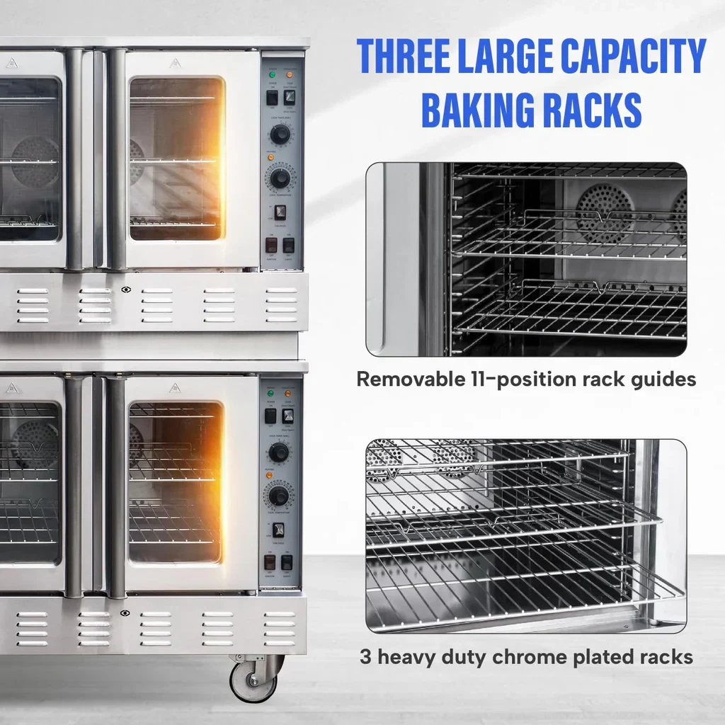 Westlake GCO511S Double Convection Oven 39" 60,000 Btu x2 — view 3