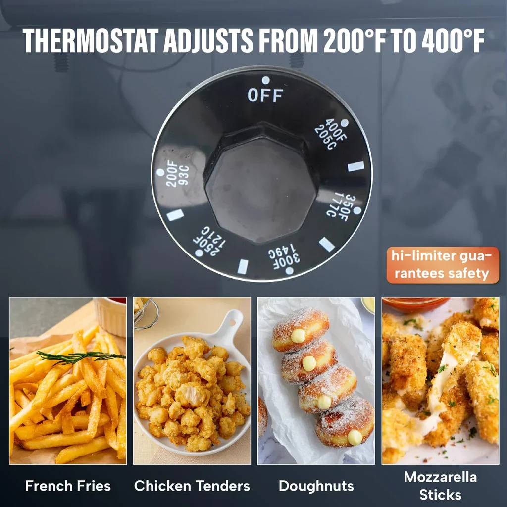 Westlake GF120 Deep Fryer 15.5" 120,000 Btu 50 lb Oil Capacity — view 4